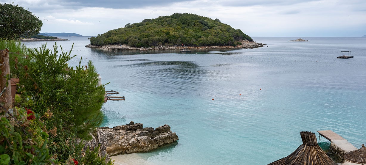 ksamil albania riviera view